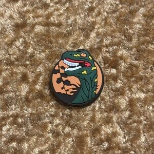 Kids Green Dinosaur Jibbitz Shoe Charm Accessory For Crocs & Shoes New 5/$15